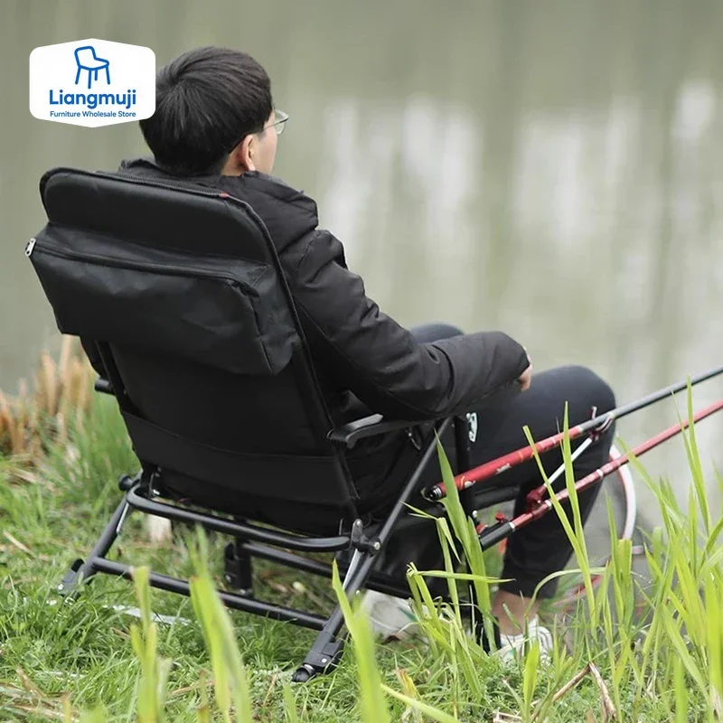 All Terrain European Style Fishing Chairs Fold Portable Multifunction Fishing Chairs Seat Camping Outdoor Furniture Silla FYFC