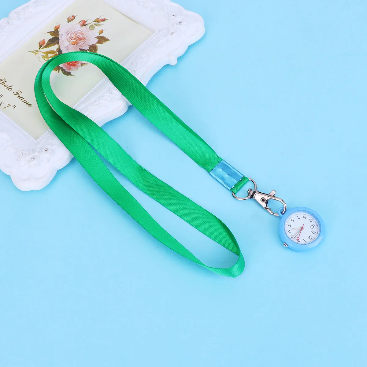 Relógio de enfermeira portátil, durável, médico, design simples, relógios de bolso de quartzo para enfermeiras, médicos, leve, de longa duração e preciso