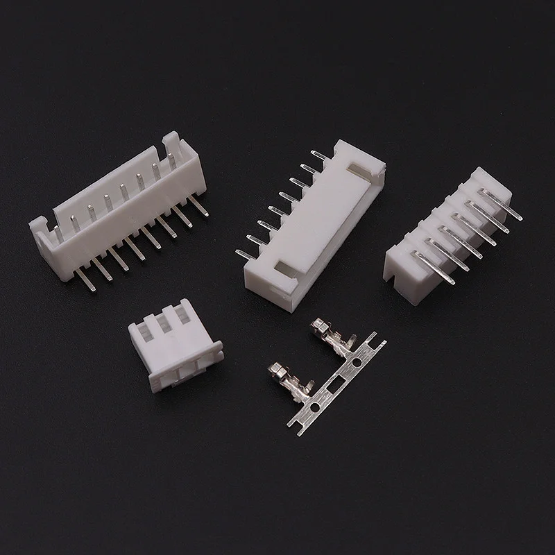 JST XH2.54 2/3/4/5 Pin Terminals Plastic Shell Male Plug + Female Socket Wire Connector XH 2.54 2P 3P 4P 5P 6P 7P 8P 9P 10P 12P