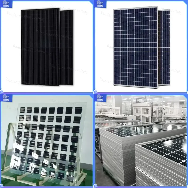 

Jinko Solar Panel 605W 610W 615W 620W 625W 630W All Black Monocrystalline PV Module High Efficiency 23 5% 24 0% 24 5% for