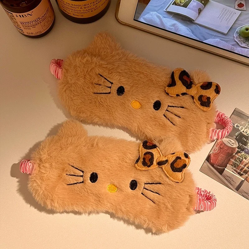 

Милые плюшевые тени для век Hello Kitty для студенток, офиса, обеденного перерыва, рождественские подарки