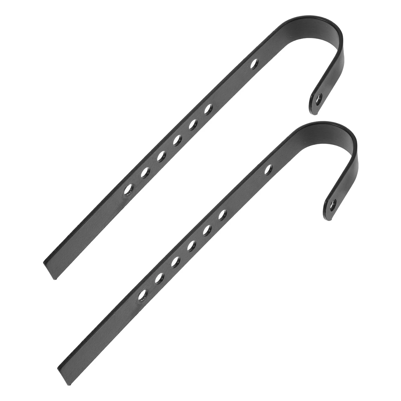 

2Pcs Adjustable Bike Basket Hooks Metal Bicycle Hooks Multifunctional Front Basket Hanging Installation Accessories