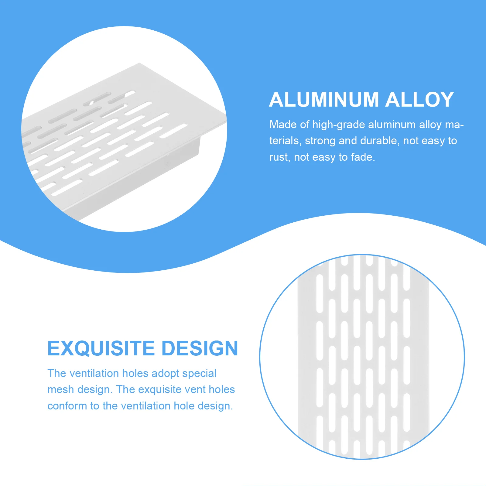 Picture 5: Cabinet Ventilation Mesh Heat Deflector Wall Air Conditioner Rectangle Hole Metal Household