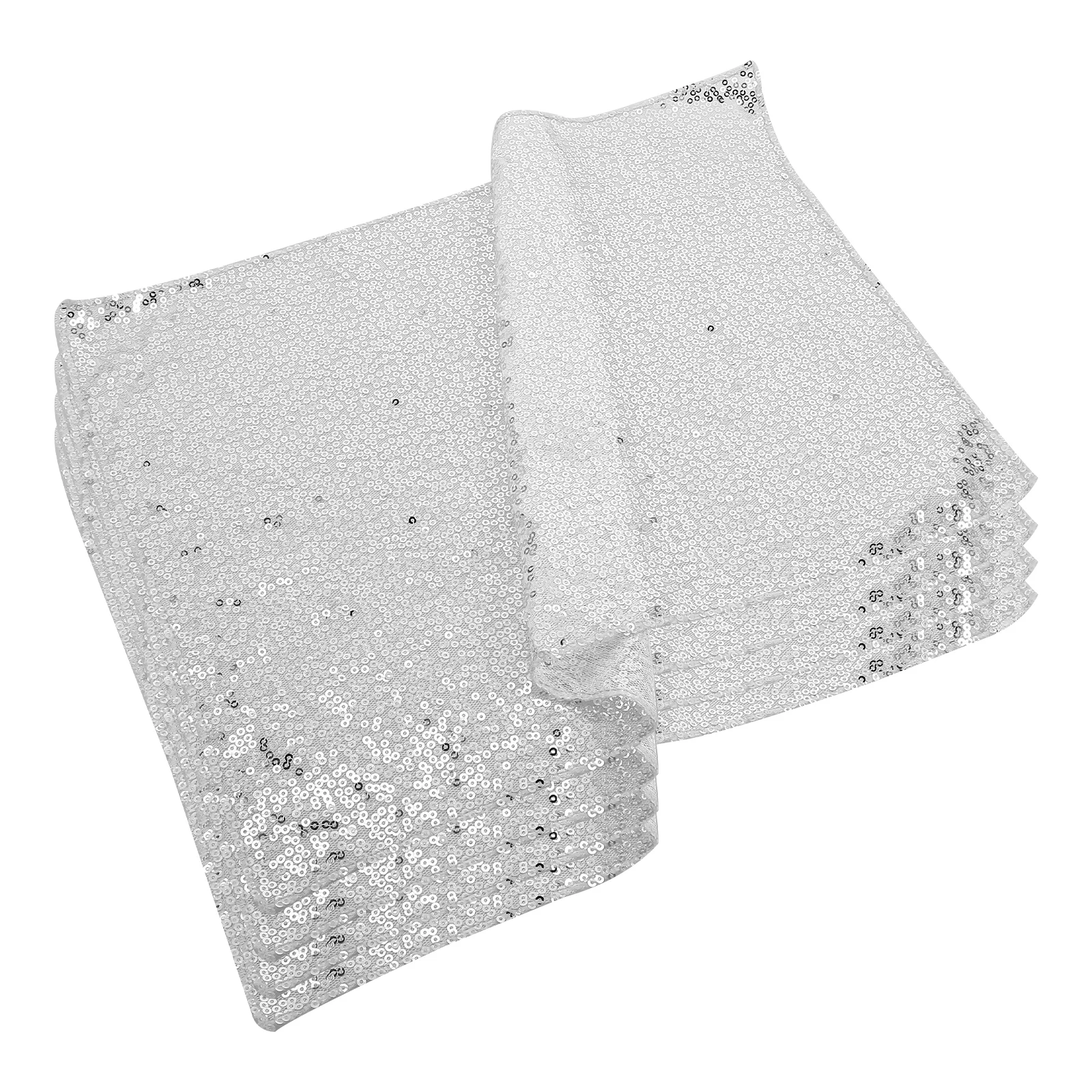 

4pcs Large Placemat For Dining Table Polyester Table Insulation Anti-Slip Reusable Tableware Mat Home Restaurant