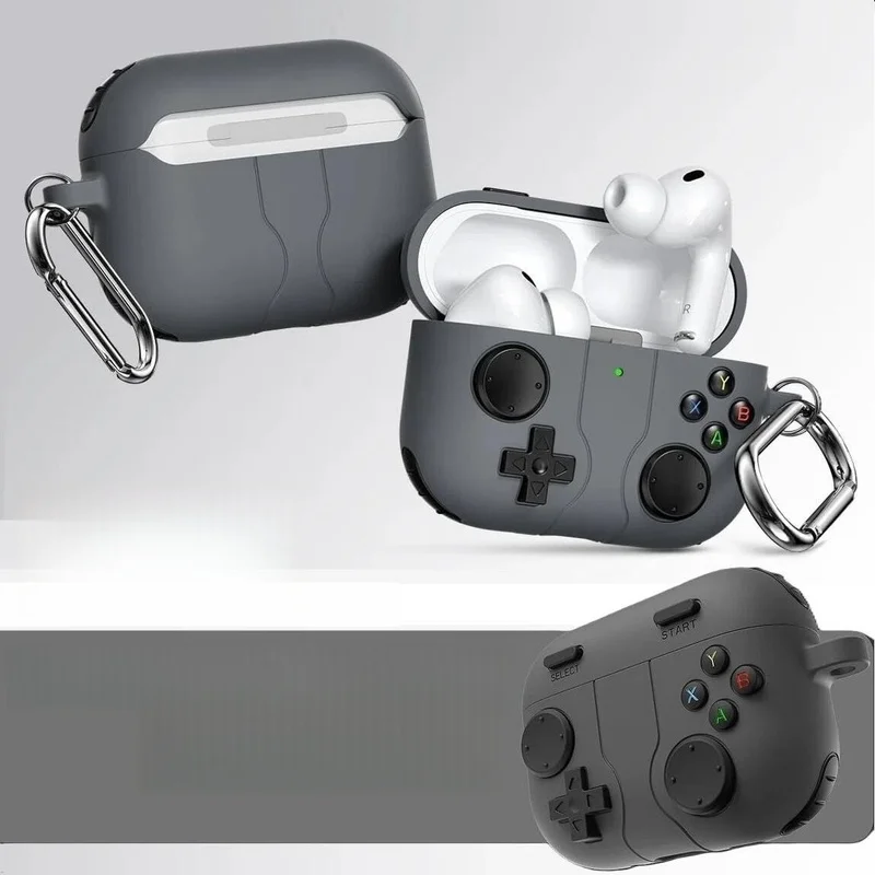 Cute Case For AirPod Pro 3（2025）Headphone Soft Silicone Skins Game Console Design For AirPods 4 &Pro 3rd Gen Shockproof Cases