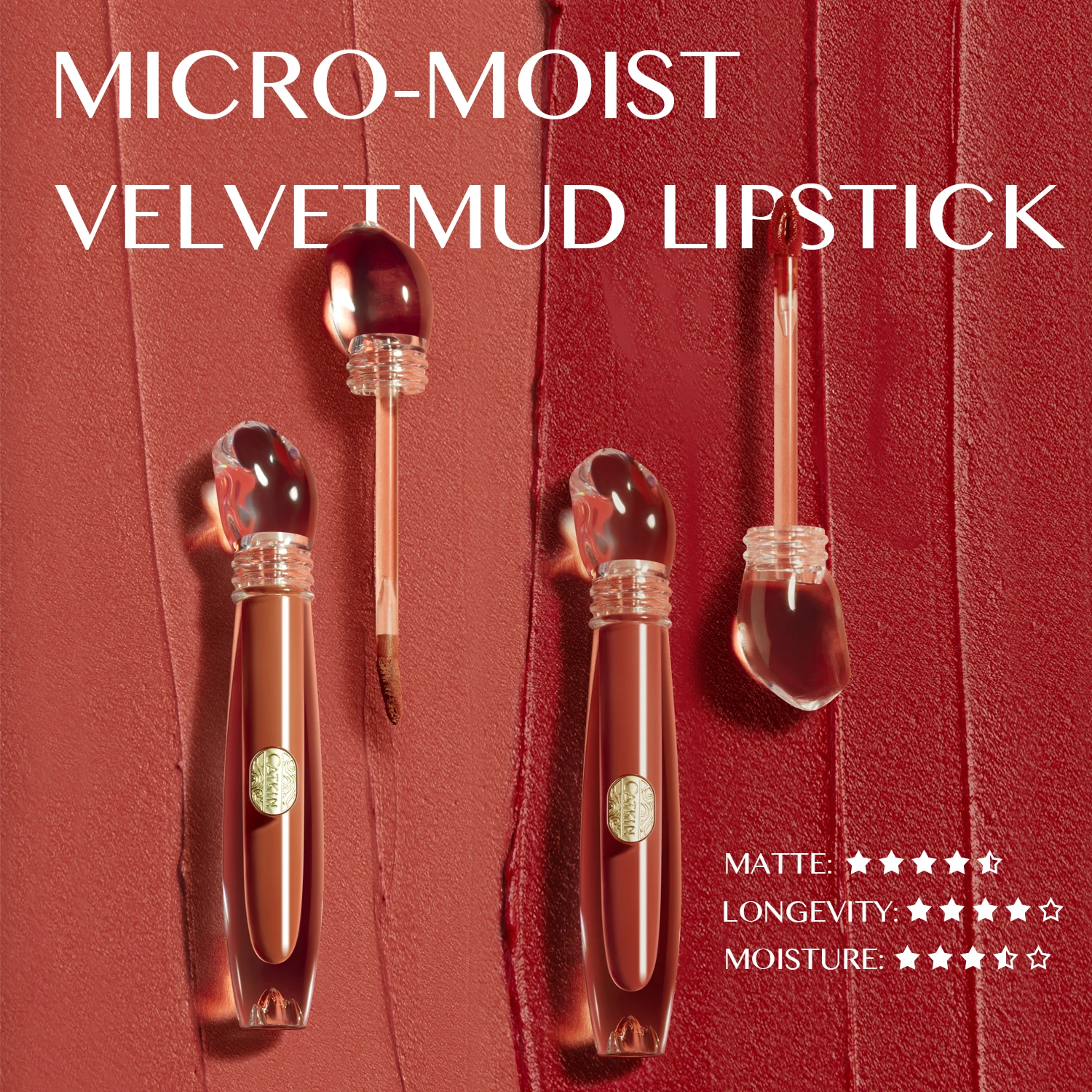 

Матовый блеск для губ CATKIN Makeup, увлажняющая и высокопигментированная губная помада, стойкая, с витамином Е