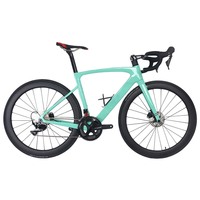 Ultra light 58CM Flat Mount Disc Brake 140MM With R7020 Complete Road bike carbon 11 speed bicycle on road