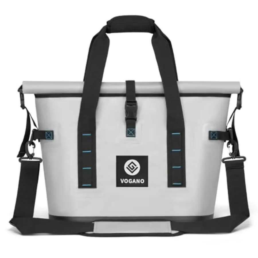 

Soft Cooler - Insulated Leak-Proof Large Cooler with Roll-Top Waterproof Seal Portable Ice Chest for Camping, Beach, Travel, Pi