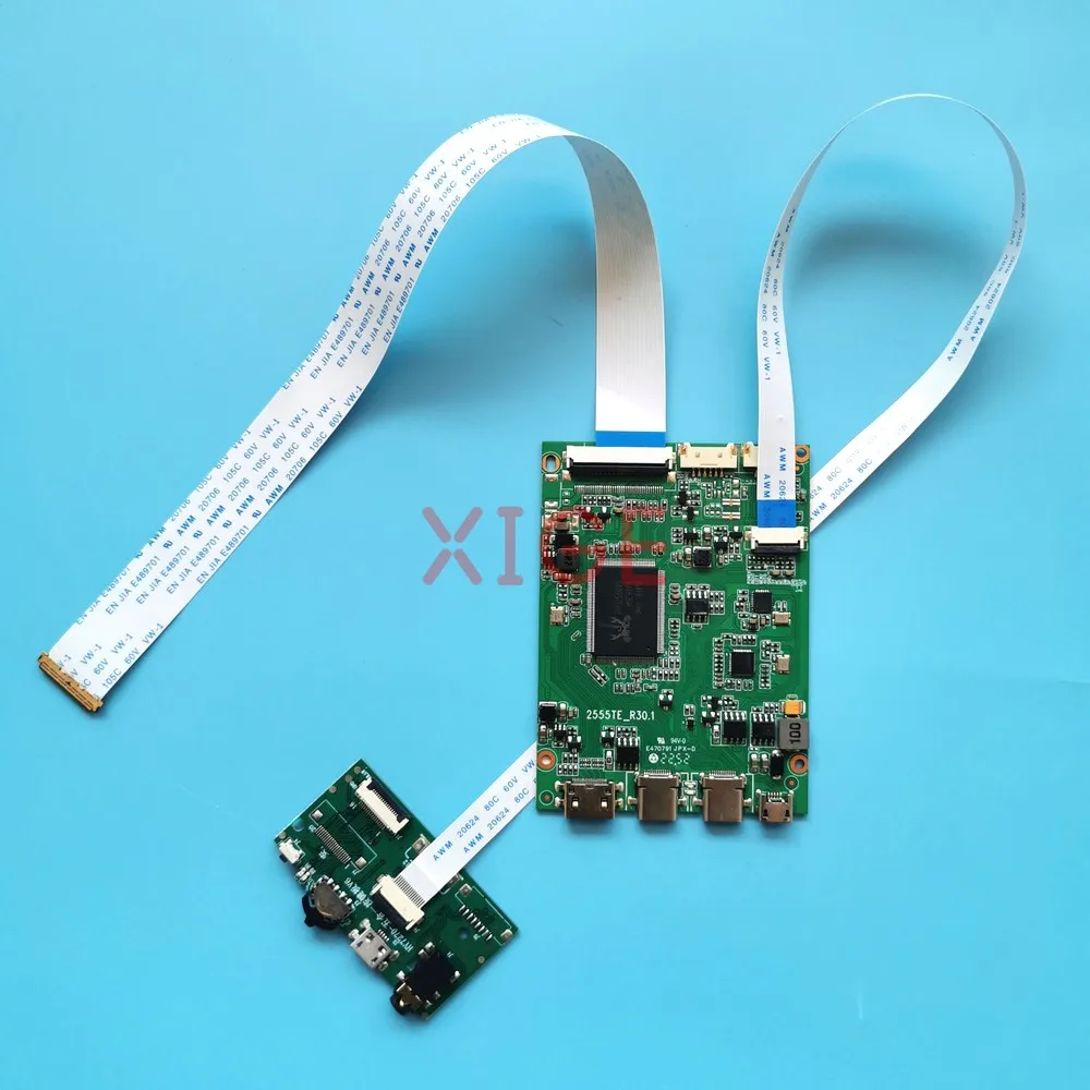 

For N140HCA-EAB/EAC/EAD/EBC/GA3 1920x1080 14" 2 TYPEC HDMI-Mini Laptop Screen 30 Pin EDP LCD Driver Controller Board Kit DIY