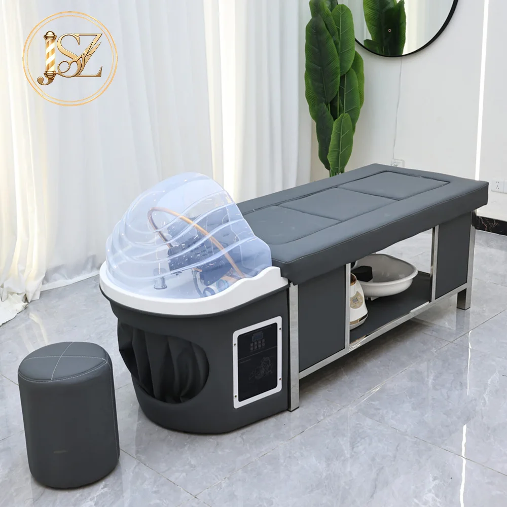 

Commercial Electric Adjustable Thai Massage Bed Multifunctional Salon Shampoo Chair for Hair Washing Moxibustion Spa Treatment