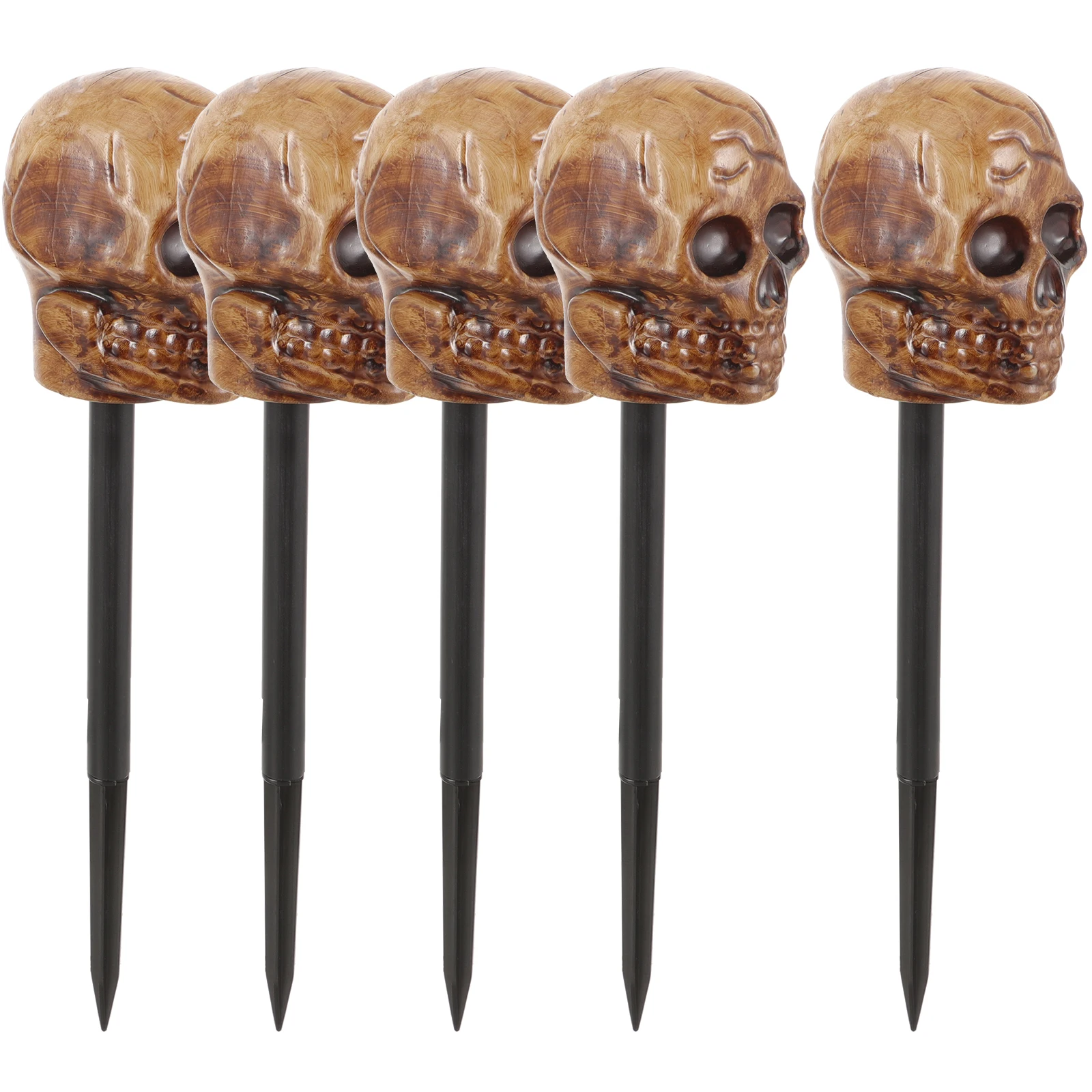 

5pcs Halloween Lamp Accessory Skull Pendant Lawn Light Part Garden Decor Party Favor Solar Light Device Outdoor Decoration