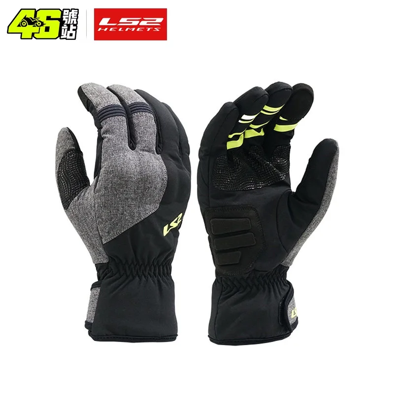 Original LS2 MG036 URBS‑II Motorcycle Gloves Autumn Winter Warm Waterproof Splash‑proof Wear‑Resistant Tear‑Resistant