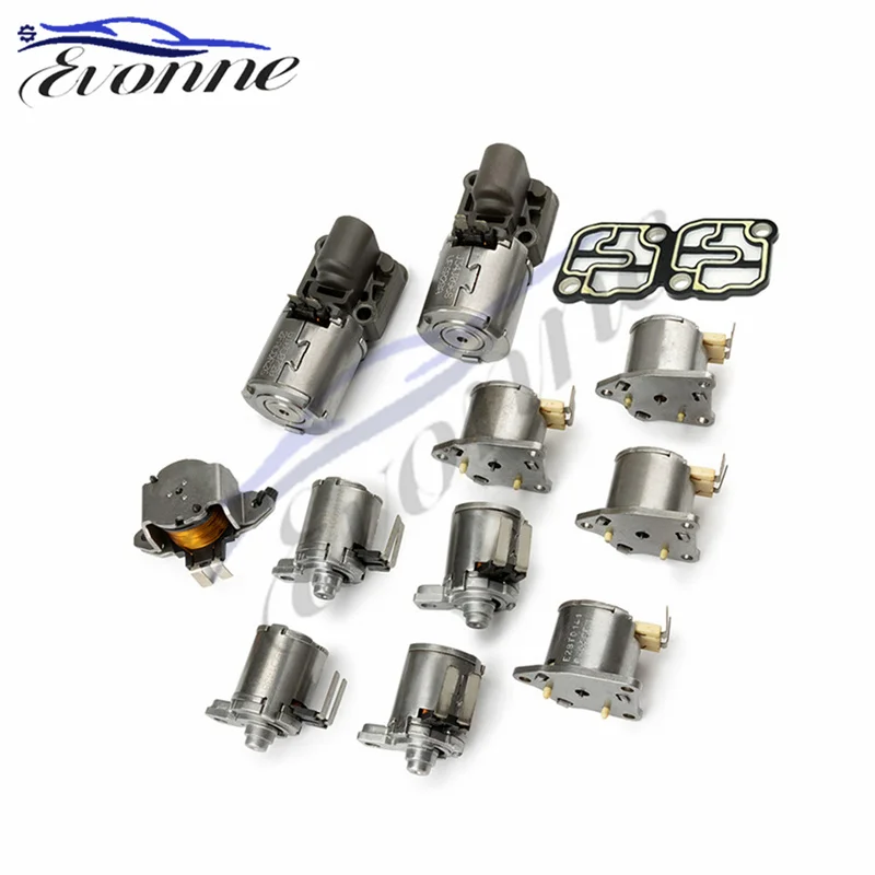 02E DQ250 DSG 6 Speed Transmission Valve Solenoid Kit 02E325025AJ 02E321371E For A3 Q3 Seat Touran Golf Passat High Quality