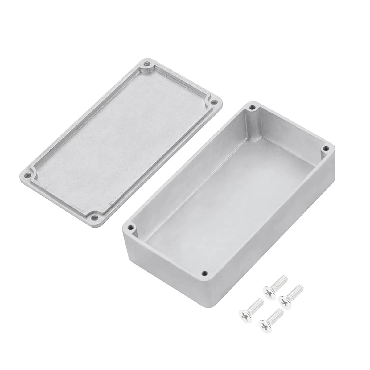 4PCS 1590B Guitar Pedal Enclosure Aluminum Diecast Stomp Box Case Toggle Switch Box 112x61x32mm