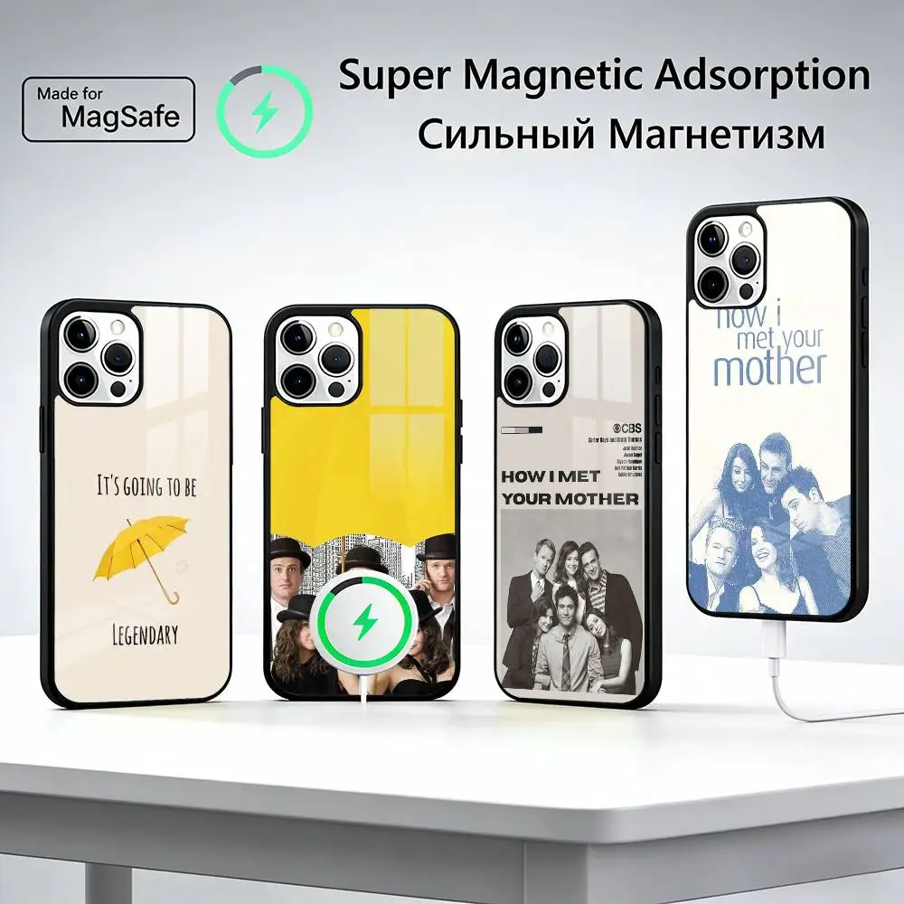 

H-How I Met Your Mother Himym Phone Case For iPhone17,16,15,14,13,12,11 Plus,Pro Magnetic For Magsafe Wireless Charging