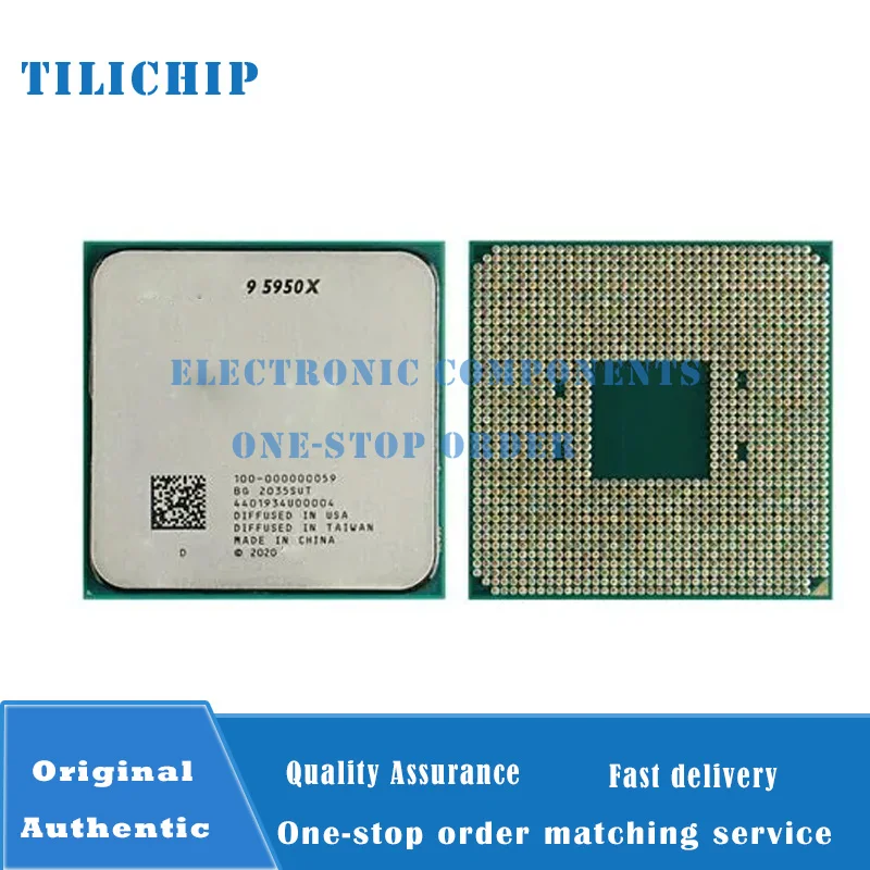 R9 5950X 3.4 GHz 16 Cores 32 ThreadsCPU processor