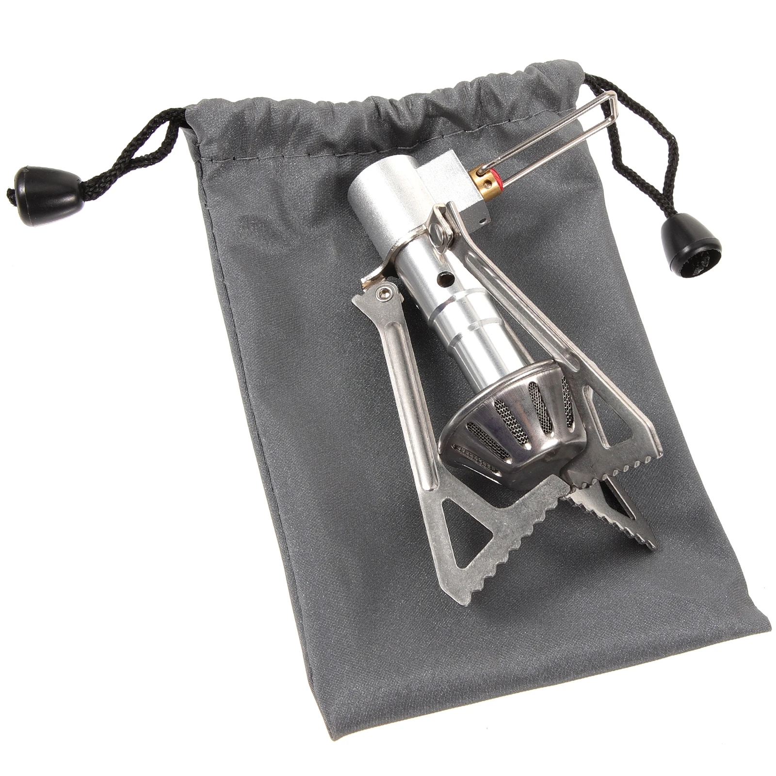 

Folding Portable Camping Gas Stove Stainless Steel Picnic Cooker Lightweight Cookware