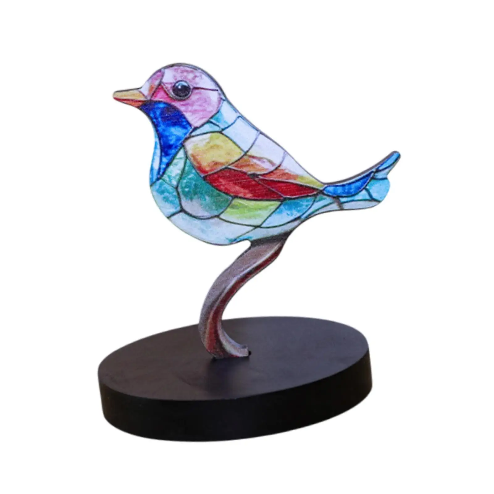 Bird Desktop Ornament Desktop Decoration Gift Art Decorative Bird on Branch
