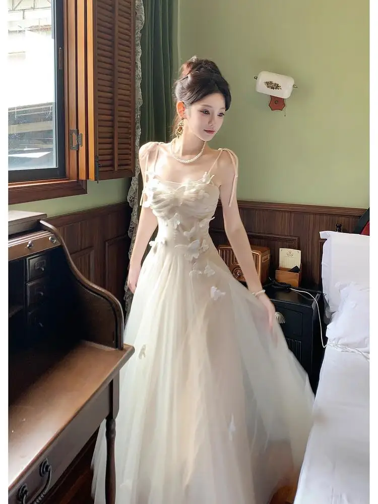 

Вечернее платье цвета шампань для женщин: сексуальное, с высокой талией, без рукавов, однотонное, роскошное, чувственное, для дня рождения или бала