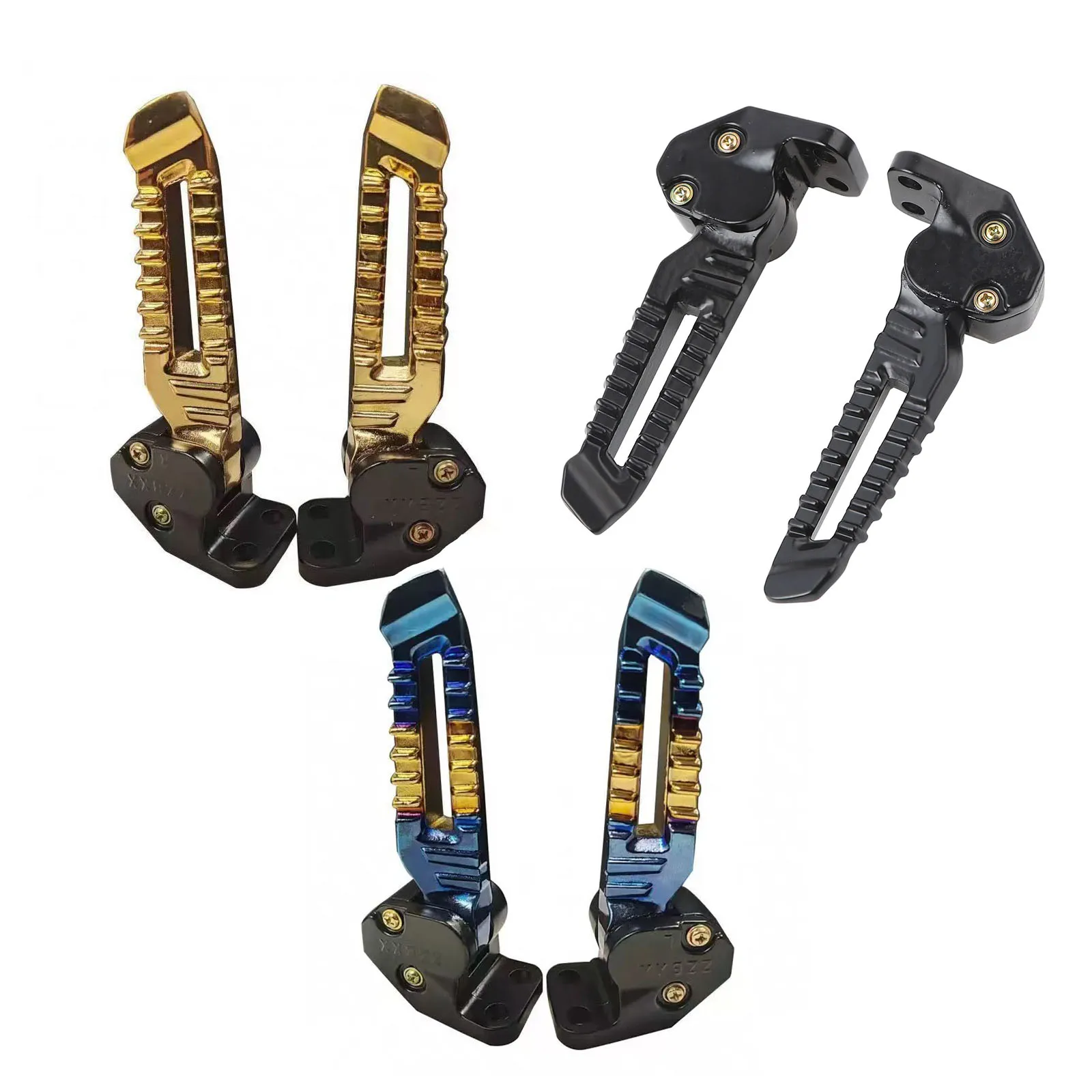 

Motorcycle Floding Footpegs in Aluminum Alloy Material Compatible with Yamaha Zuma Bws 125cc 2021+,Chinese Scooter Tank 150cc