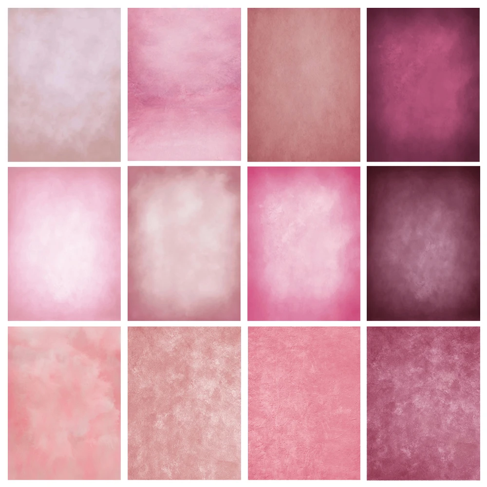 Pink Abstract Texture Photography Background Newborn Baby Birthday Wedding Bridal Shower Kids Portrait Backdrops Photo Studio