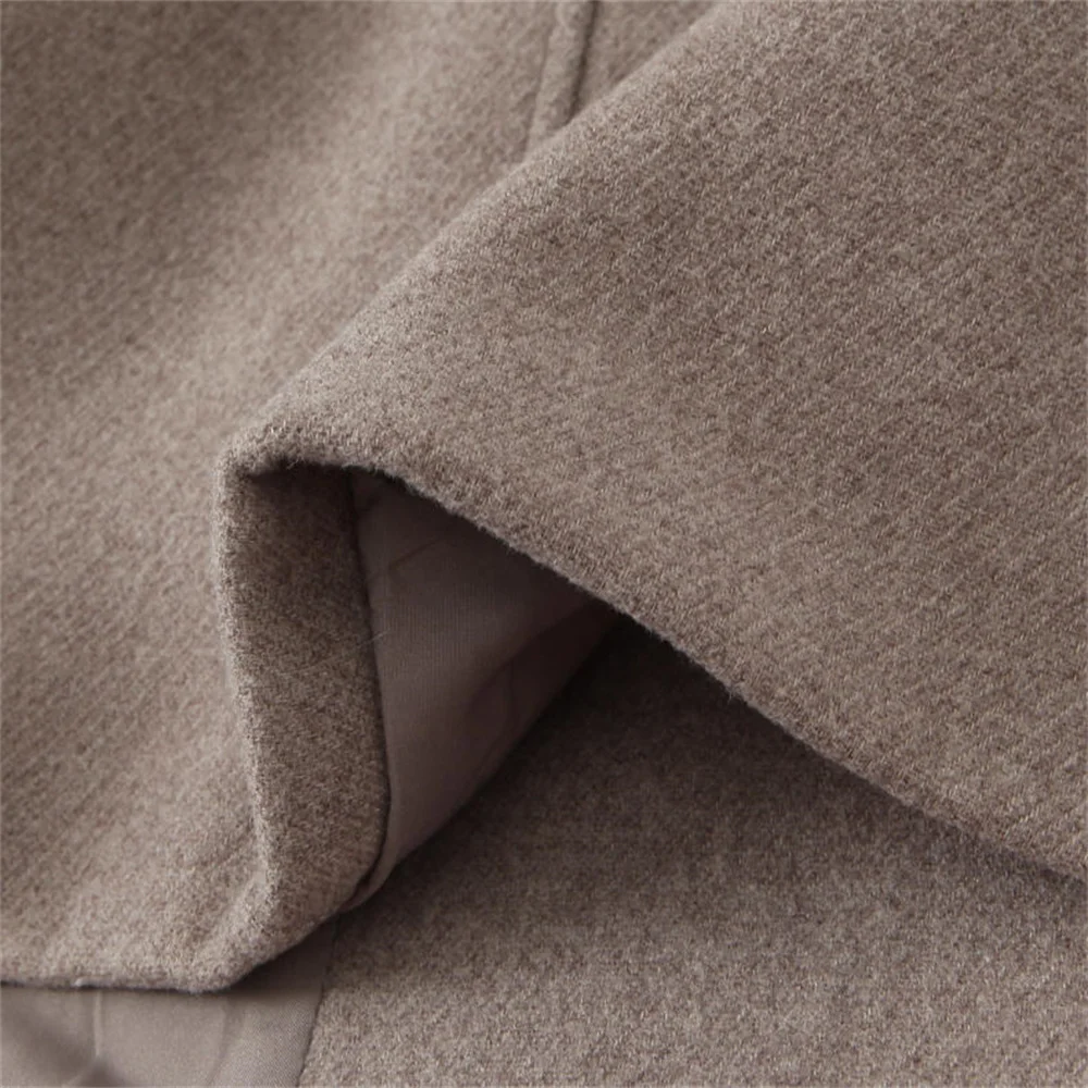 الخريف والشتاء أزياء المرأة الجديدة تنوعا سترة معطف قصير مزدوجة الصدر