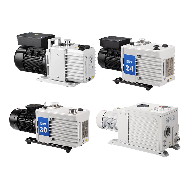 DRV 10/16/24/30/40/60/90/175/275 10-255 m3/h hvac vacuum pump 2 stage Double stage rotary vane vacuum pump