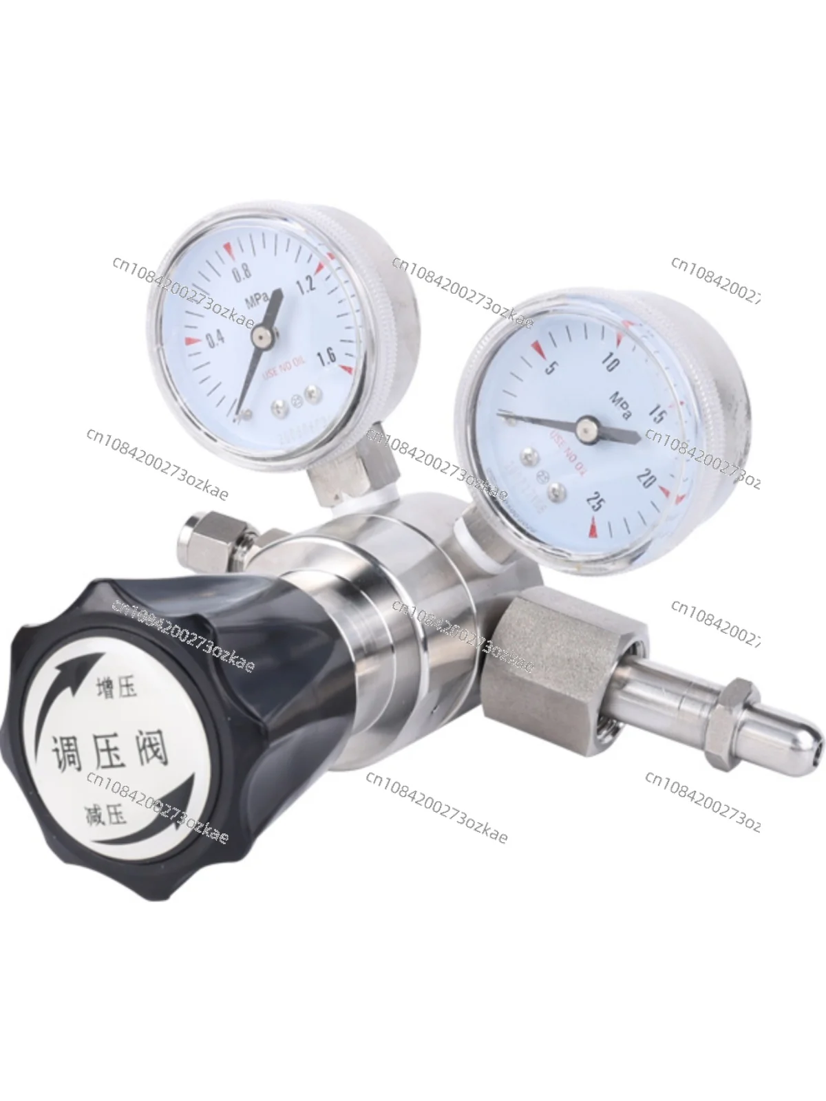 

Stainless Steel Pressure Reducing Valve Cylinder Gas Primary and Secondary Pressure Reducing and Correcting Regulator For