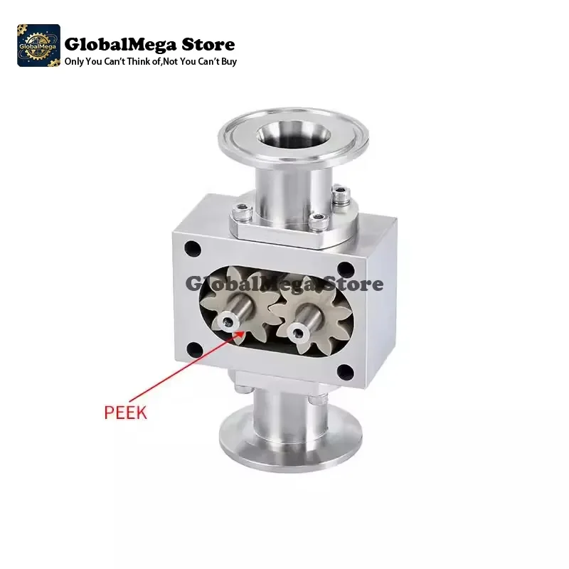 2026 Latest Stainless Steel Gear Metering Pump Magnetic Drive Resistant Compact Filling Pump for Oil Chemical