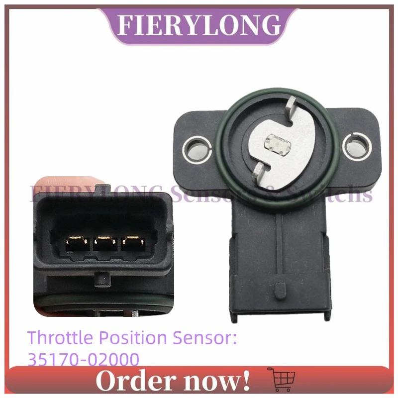 35170-02000 Throttle Position Sensor TPS For Dodge I10 2012-2014 Hyundai I10 2011-2014 Kia Picanto 2004-2011 35102-02910