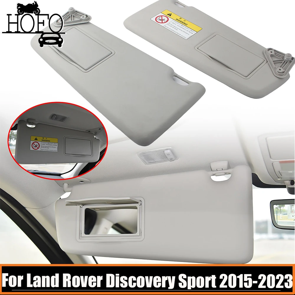 

For Land Rover Discovery Sport 2015-2023 Black Grey Sun Visor Car Interior Vanity Mirror Sunshield