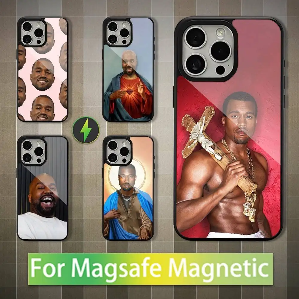 

Funny K-Kanye W-West Ye Phone Case For iPhone 16,17,15,14,13,12,11,Pro,Max,Plus,Mini,Magsafe,Magnetic Wireless Charging Case