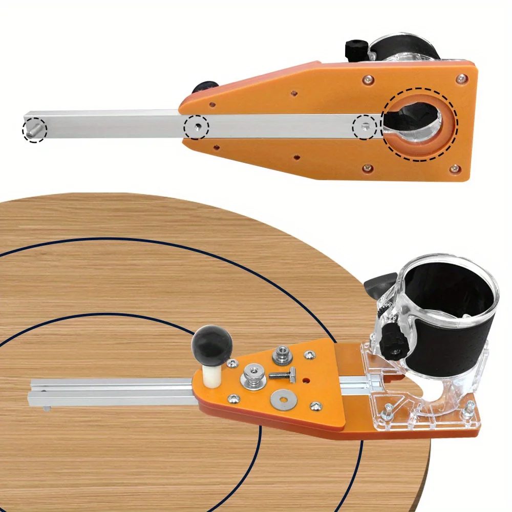 Router Circle Cutter Jig for Wood Router Milling/Slotting Small and Large Circles From 0.79inch Up 14.17inch Diamete 