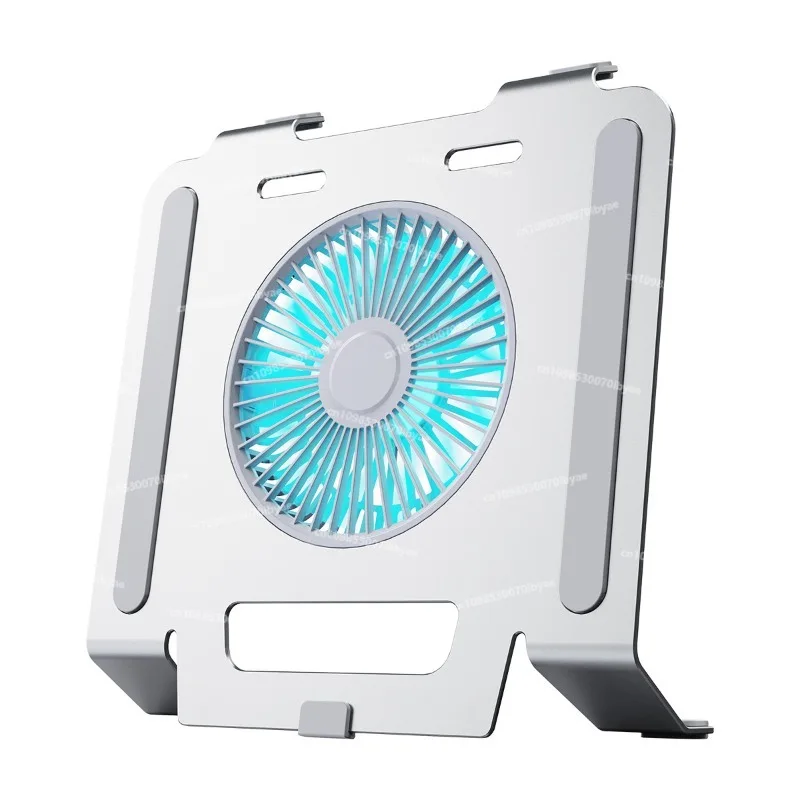 

For Aluminum Alloy Integrated Three-speed Blue Light Fan Laptop Special Bracket Notebook Radiator Bracket