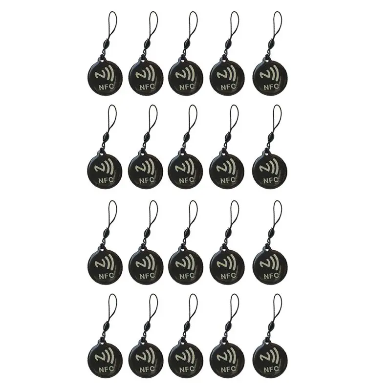 -[A51I Digital]20Pcs Tags Lable Ntag213 13.56Mhz Smart Card For All Enabled Phone Smart Business Card 31.5X28mm A