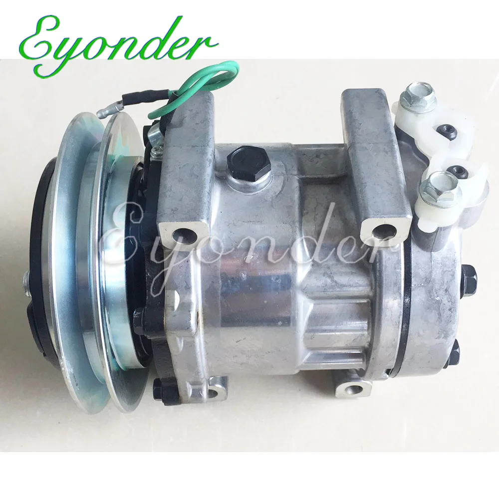 

7H13 AC A/C Aircon Compressor Cooling Pump for John Deere Kobelco Excavator SK200SR SK130UR SK130CR SK135 SK235SR 7360 40405290