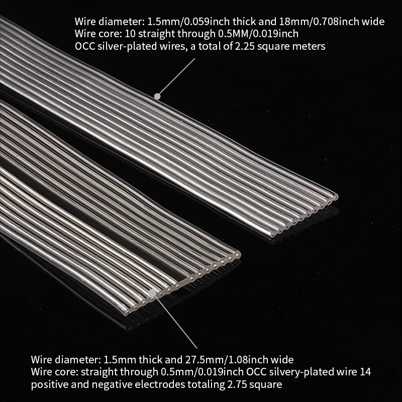 High-end single crystal copper silver-plated speaker wire, audio signal wire, power amplifier, speaker box loose wire