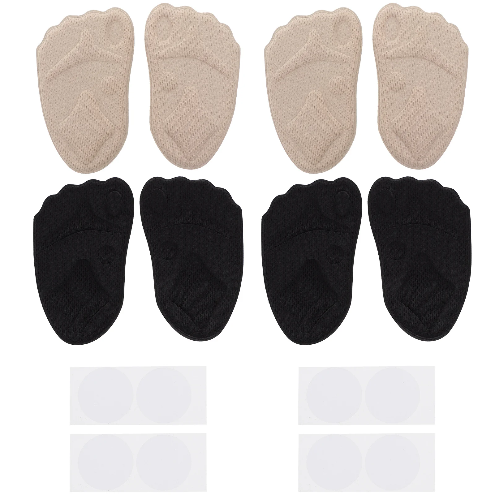 8 قطعة منصات الأمامية عالية الكعب النعال لتخفيف الآلام إدراج حذاء شبكة مريحة دعم القدم نعال تقويم العظام أدوات العناية بالقدم #6