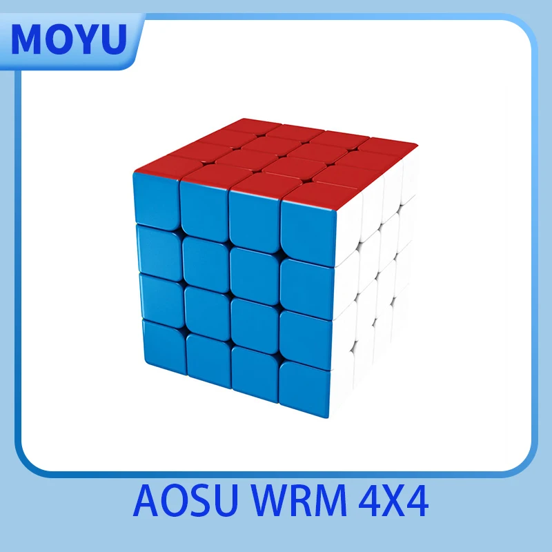 [JudyCube] MoYu Aosu 4x4 WRM Magnetic Magic Cube Professional Stickerless Fidget Toy MOYU AOSU WR M 4X4 Cubo Magico Puzzle