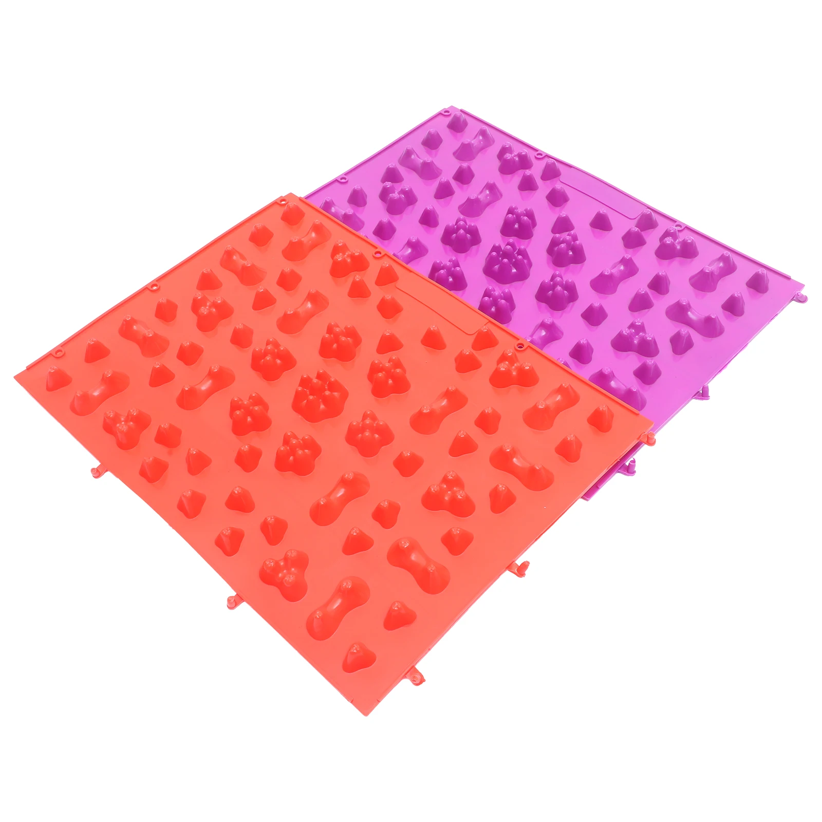 

Durable Plastic Acupressure Foot Mat For Home Use Reflexology Massager Pad Toe Stimulation Improve Blood Circulation Safe Foot