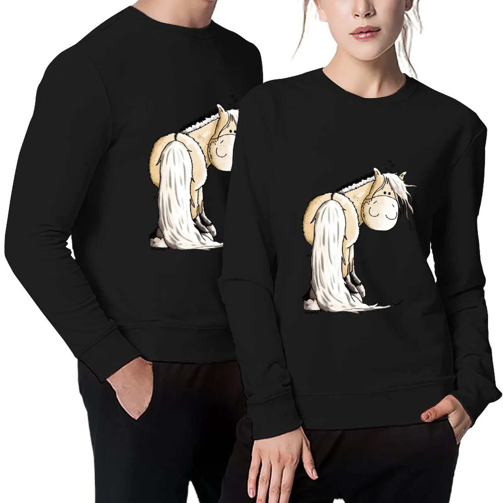 

Funny Norwegian Fjord Horse - Horses - Gift Pullover men clothes autumn sweatshirts men