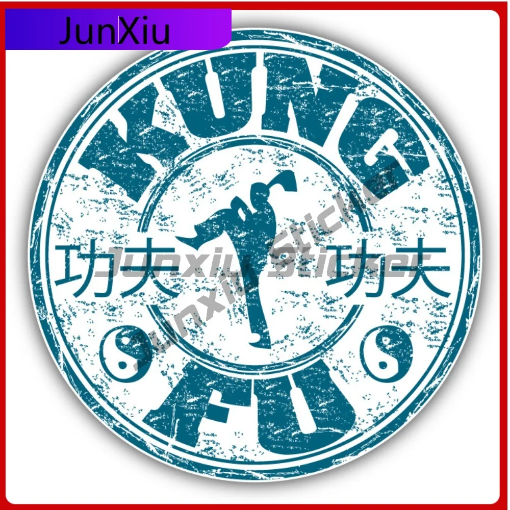 

Kung Fu Martial Arts Creative Sticker Stamp Car Decal Bumper Stickers Cool Style Laptop Use For Car Wi Car Sticker Accessorie