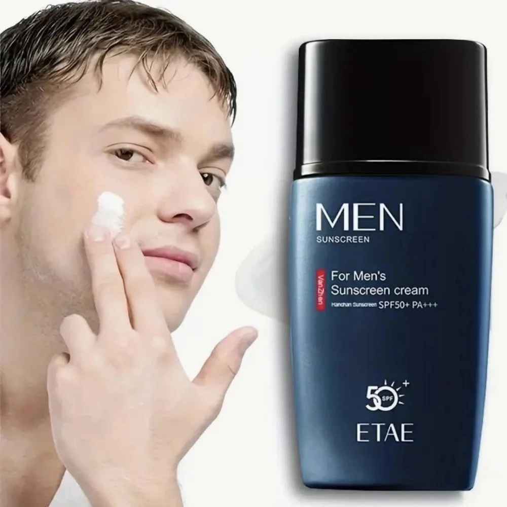 45g Refreshing Non-greasy Nourish Men Face Body SPF50+ Sunscreen High Sun Protection Resist Ultraviolet Rays Men Sunscreen Cream