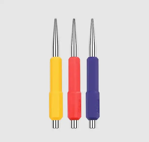 Professional positioning punch Fitter drilling alloy chisel fixed point center Sharp punch 2.5mm 3mm 4mm 3pcs/set