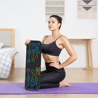 2022 Hot Sale Folding Push Up Rack Board 16 in1 Gym Pectoralis Training Board Arm Strength Fitness Equipment Push-Ups Stands