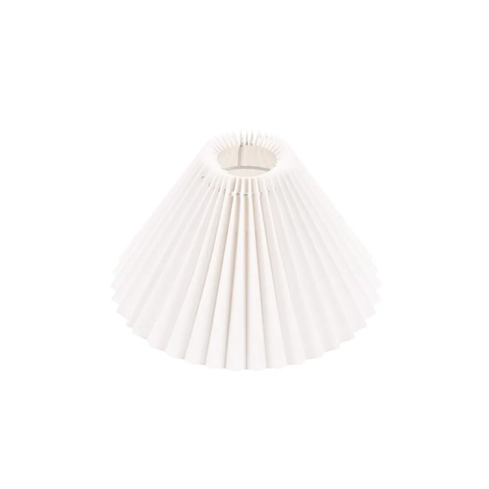 

Современный плиссированный абажур в скандинавском стиле, минималистичный моющийся чехол для люстры, сделай сам, ретро чехол для настольной лампы, спальня, отель