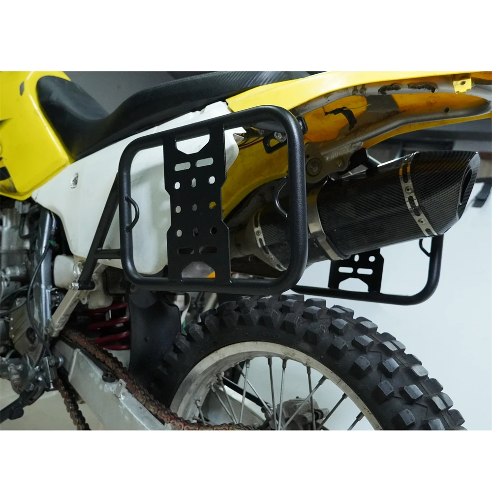 Suporte de alforje da motocicleta, Panniers Rack, suporte lateral apto para SUZUKI DRZ400S DR-Z400S 2000-2024 DRZ400SM 2005-2024