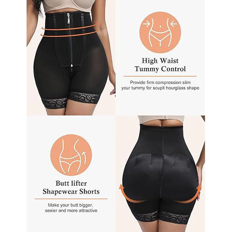 AfruliA الأرجواني Fajas كولومبياناس حزام BBL السراويل مشد سليم مدرب خصر ارتفاع ضغط محدد شكل الجسم تحكم سراويل رافع #5