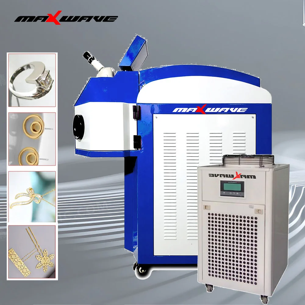 Jewelry Spot Welding Machine 200W  Gold Silver Laser YAG Jewelry Welding Machine  Maxwave QCW Fiber Laser Welding Machine