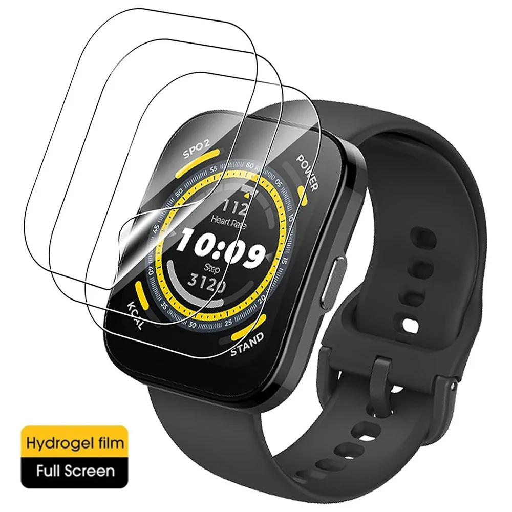 3Pcs/Pack Hydrogel Protective Film For Huami Amazfit Bip 5 Soft Clear Screen Protector Film for Amazfit Bip 6